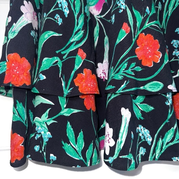 Kate Spade Skirt The Rules Jardin Double Layer Skirt Size 00 - Picture 9 of 11